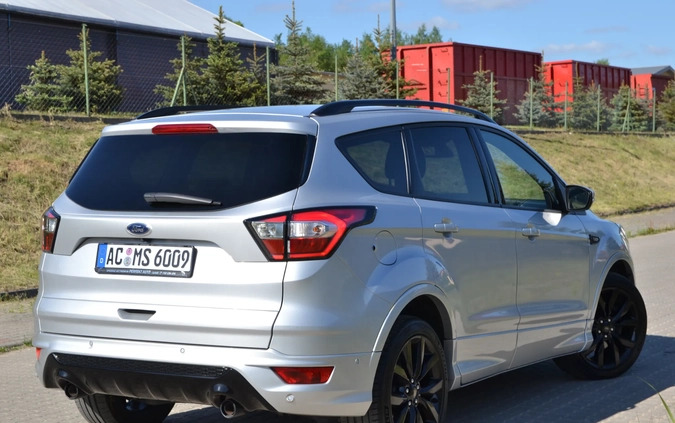 Ford Kuga cena 77900 przebieg: 218584, rok produkcji 2018 z Iława małe 742